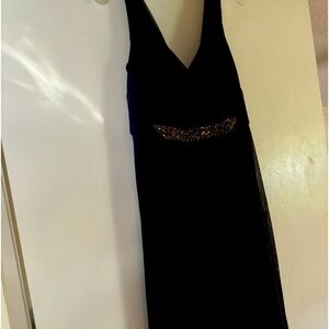 Girls Formal Deep blue Marine in color.